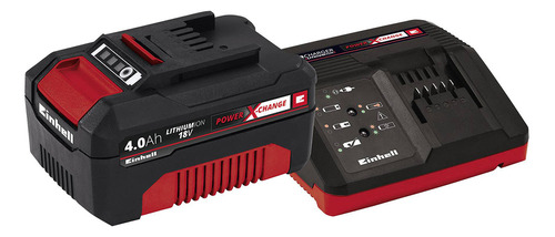 Set Kit Bateria Y Cargador 18 V 4ah Einhell Litio