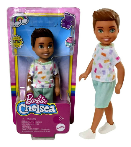 Boneco Menino Moreno - Chelsea Club Irmã Barbie - Mattel