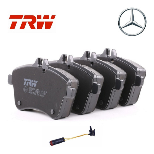 Imagen 3 de 8 de Pastillas De Freno Delantera Mercedes Benz Clase B200 W245