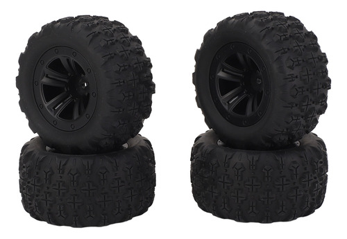 Neumático Rc Wheel, 4 Piezas, Manejo Superior, Control Mejor