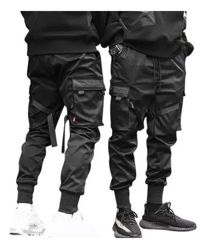 Pantalones Cargo Estilo Haré Casual Hip Hop Para Hombre