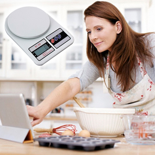 Imagen 3 de 8 de Gramera Digital Báscula Electrónica Pesa Balanza Sf400