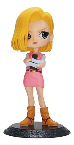 Pack 3 Miniaturas Dragon Ball Bulma Android 18 Coleção