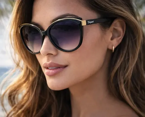 Tripari Acessórios Óculos De Sol Feminino Escuro Degrade Proteção Uv Promoção