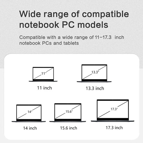Soporte De Enfriamiento Para Computadora Portátil, 11-17.3