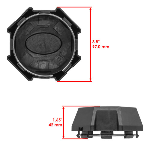 Caltric 1521954 1521954-458 1521954-067 Wheel Cap For Po Cch