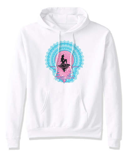 Sudadera Gorro Princesa La Sirenita Mandalas Disney