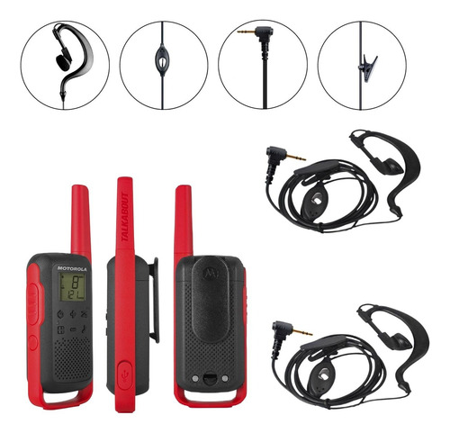 16 Rádio Walk Talk Motorola T210br Com 16 Fone Ptt+ 1 Brinde
