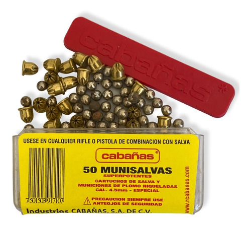 Kit Pistola Deportiva Cañon Corto + 50 Munisalva Cabañas P8