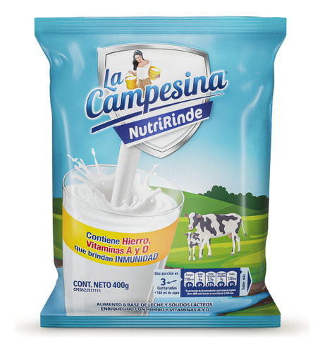 Leche Nutri Rinde La Campesina 400gr