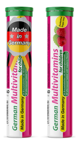 T&d Multivitamínico Alemán Niños 40 Tabletas Frambuesa