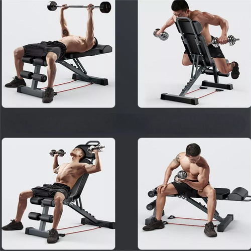 Banco Abdominal Multiuso Reclinable Ajustable