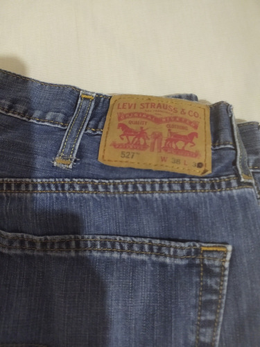 Pantalón Levis 527 Acampanado 38 X 30 Mezclilla Delgada 