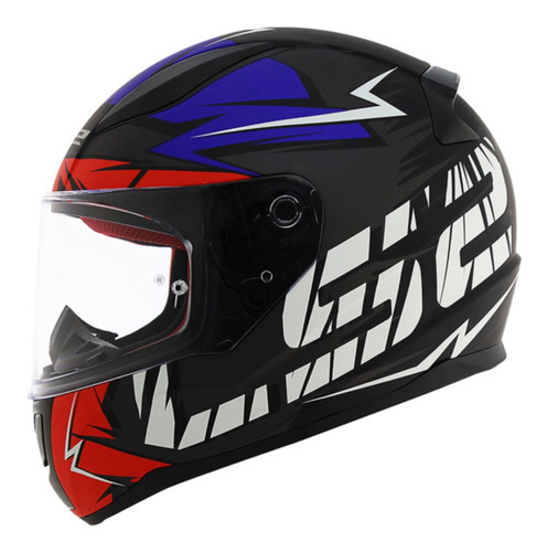 Capacete Ls2 Ff353 Rapid Cromo Cor Azul Tamanho 60