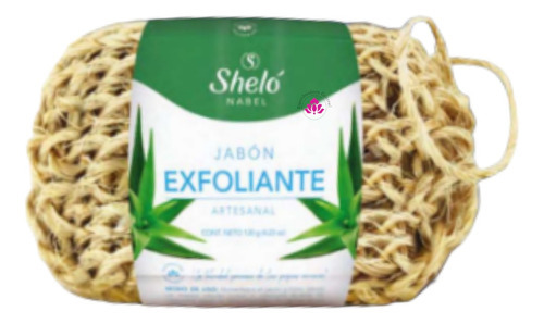 Jabon Exfoliante Artesanal Shelo Nabel® 120grs