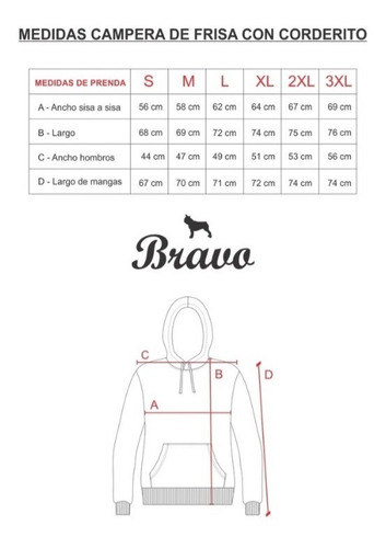 Imagen 3 de 4 de Campera De Buzo Con Corderito Interior Super Abrigadas!