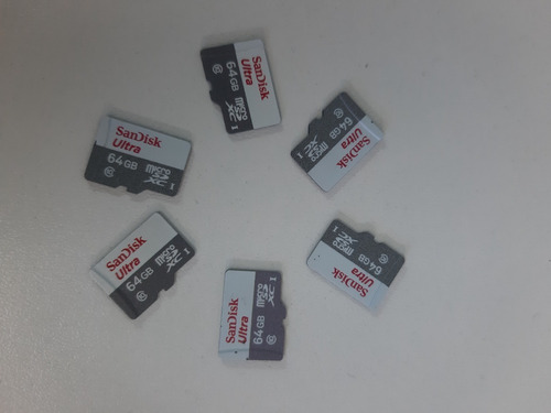Imagem 1 de 2 de Cartão De Memória Sandisk Sdsquns-064g-gn3ma Ultra Sd 64gb