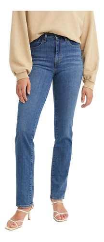 Jeans Mujer 724 High Rise Straight Azul Levis 18883-0126