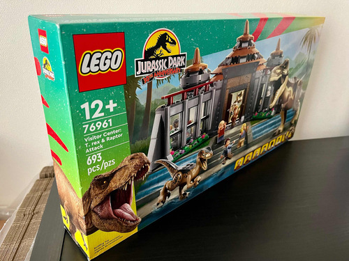 Lego Centro De Visitantes: T. Rex Y Ataque Del Raptor 76961