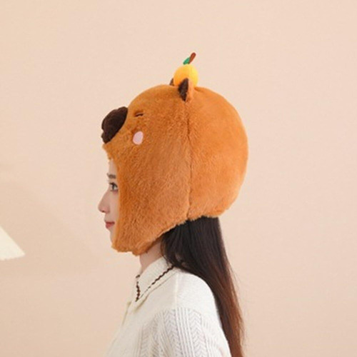 / Sombrero De Capibara, Divertido Gorro De Capibara De Felpa