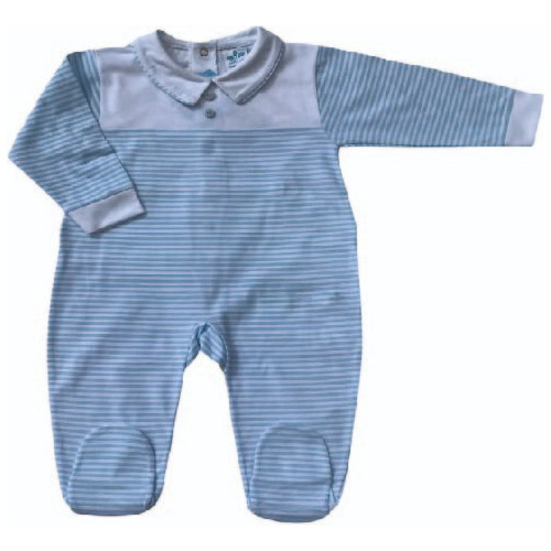 Pijama De Bebe De Rayas, Español.