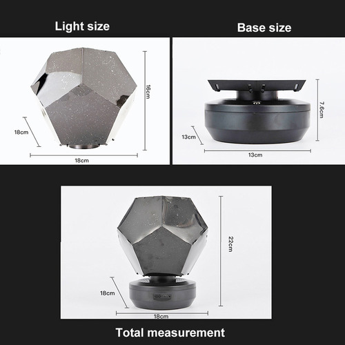 Luminaria Led 3d Star Proyector Luz De Noche