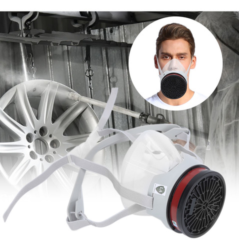 Imagen 10 de 10 de Cubierta Facial Reutilizable Media Cara Protector Gas Defens