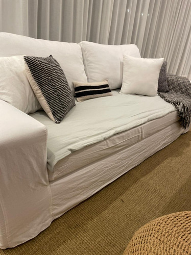 Imagen 1 de 7 de Pillow Manta Protector Cubre Asiento Sillon Tusor 2 Cuerpos