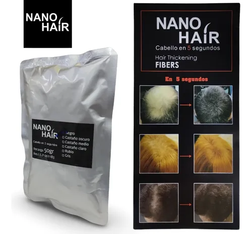 Nano Hair Recarga 50gr Fibra Capilar