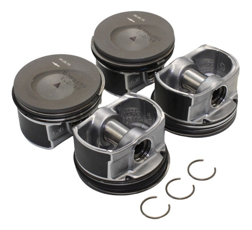 Kit 4 Piston Anillos Vw Caddy Polo 1.2 Tsi 2009-2015 @