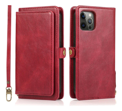 Capa Tipo Carteira Para iPhone 13 Pro Max,