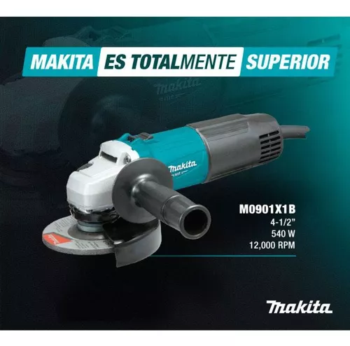 AMOLADORA DE 4 1/2 PULGADAS 840 WATTS 11000 RPM TIPO PALETA 110V MAKITA