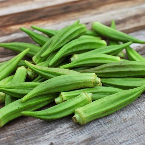 Semillas De Okra Verde! Chaucha Turca O Árabe! Superalimento