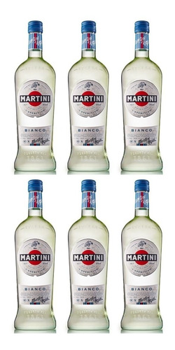 Martini Bianco Vermouth 1l X6u Zetta Bebidas