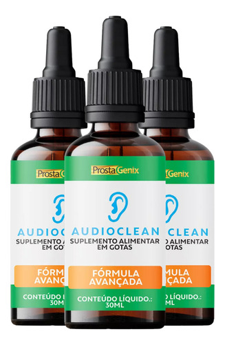 Audioclean 30ml - - Hoje Sabor Audio Clean