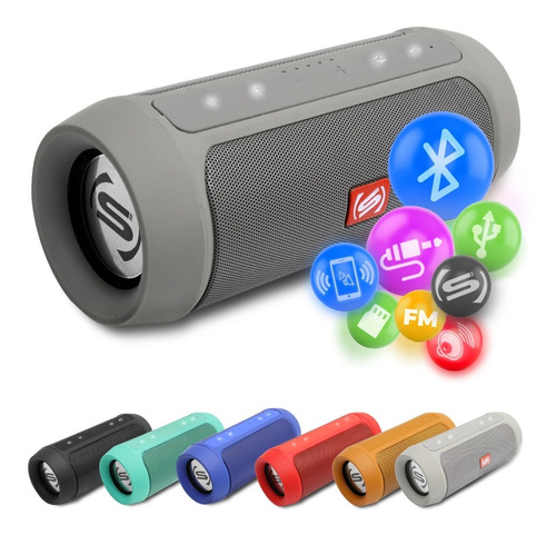 Imagem 1 de 5 de Caixa De Som Bluetooth Potente Portátil Shutt Storm 2