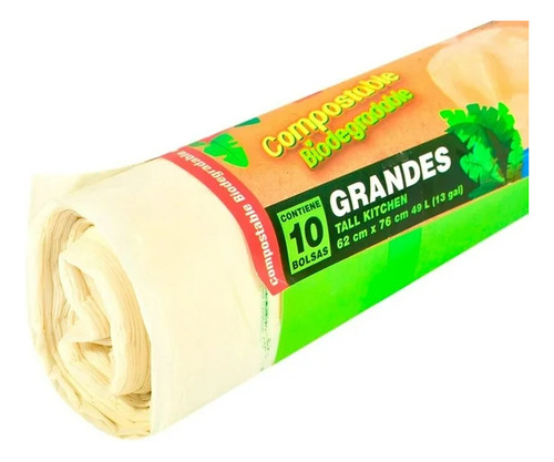 Bolsas Para Basura Servi Bolsa Compostable Biodegradable Gde