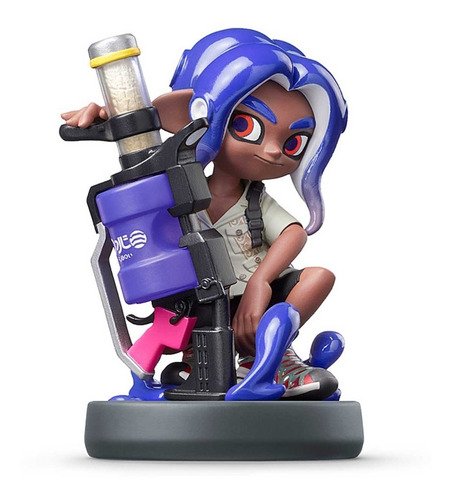 Octoling Boy Blue Splatoon 3 Amiibo (Usado)