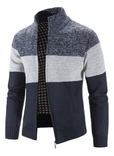 Gift Men's Clothing Casual Cardigan Zipper Sweater