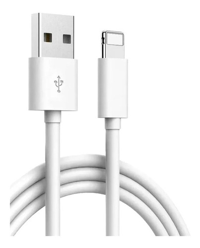 Cable Usb 2mts Compatible iPhone iPad iPod Carga Datos