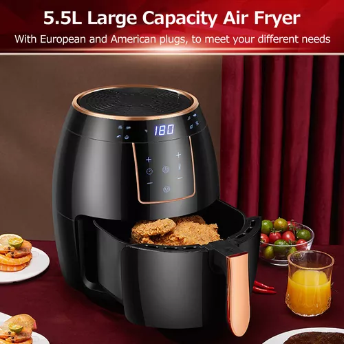 Air Fryer Air Lcd Con Utensilios Eléctricos Para Hornear Air