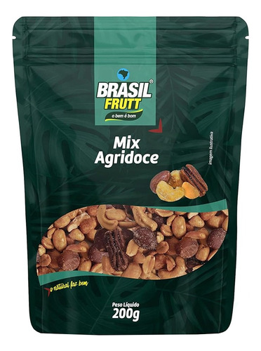 Mix De Sabores Agridoce Pacote 200gr Brasil Frutt