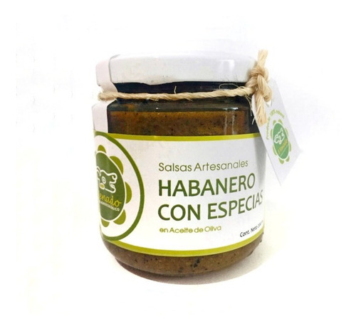 Salsa De Habanero Gourmet 100% Pura Artesanal Organica