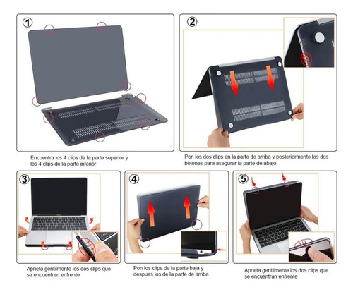Funda Protector Case Para Macbook Air 13 A1466/a1369 Matte