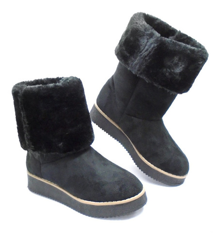 Imagen 3 de 6 de Pantubota Australiana Bota Mujer Corderito Nueva Art 678