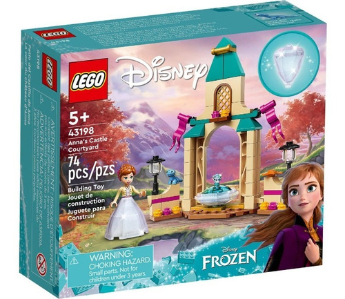 Imagem 1 de 6 de Lego Disney Para Meninas Pátio Do Castelo Da Anna 74pç 43198