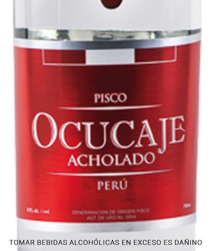 Pisco Gota Ocucaje Acholado X 700 Ml