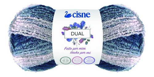 Imagen 1 de 3 de Lanas Cisne Dual Boucle Fino Acrílico Ovillo X 100 Gramos