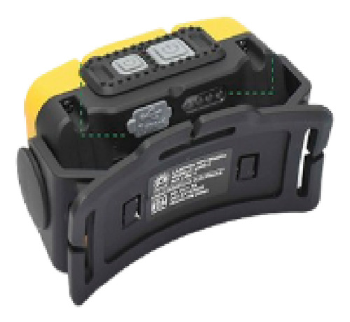 Linterna Led De Minero Amarilla Luz Fria Calida Roja 3 Pzas Linterna Amarillo Luz Frio/calido Y Rojo