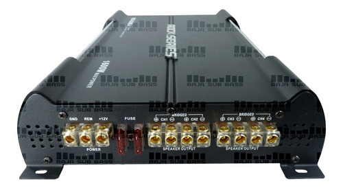Imagen 4 de 5 de Amplificador Rock Series Rks Ul600.4 4 Chs Clase Ab 1600w